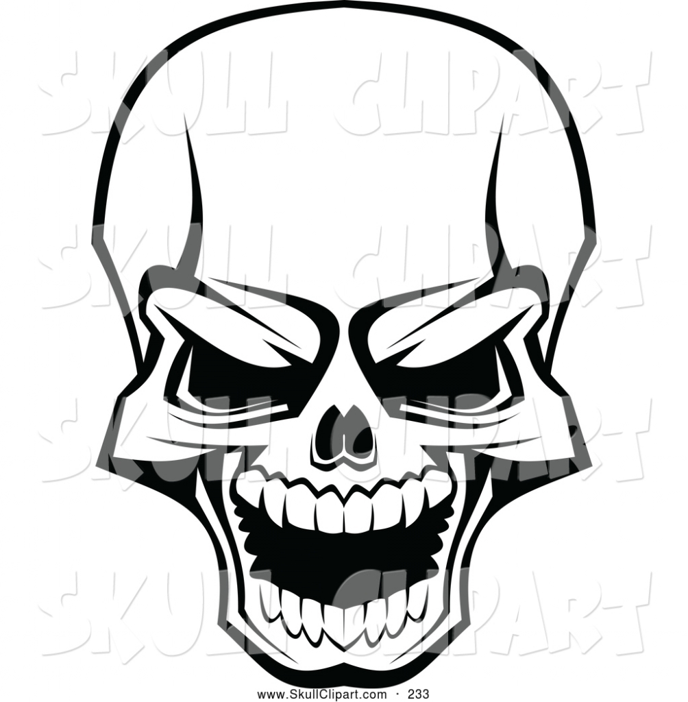 1004x1024 Cool Skull Clipart