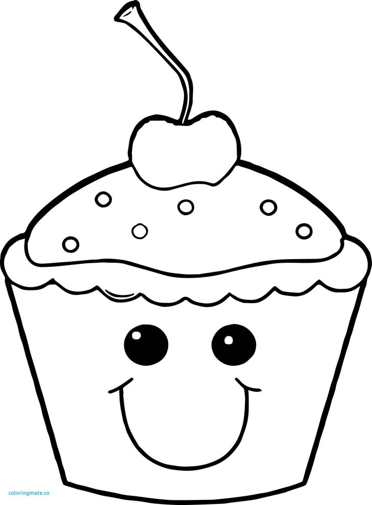728x988 Cute Cupcake Drawing Outline Realistic Ideas Ajedrezdeen Trenamiento