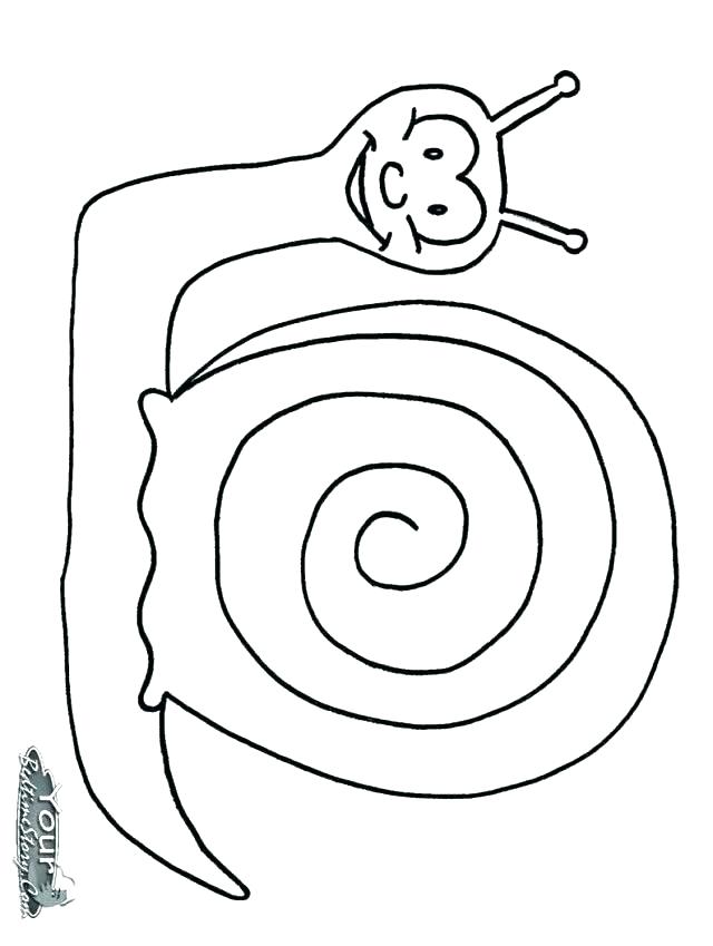 640x849 Snail Coloring Pages Preschool