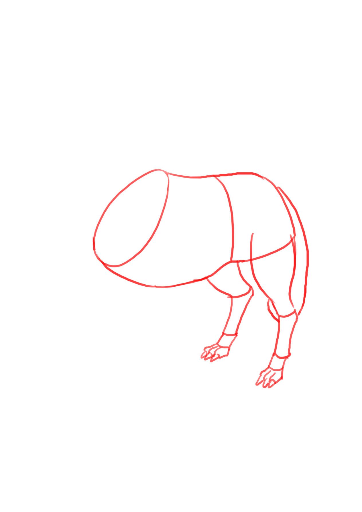 1264x1788 Ways To Draw A Wolf