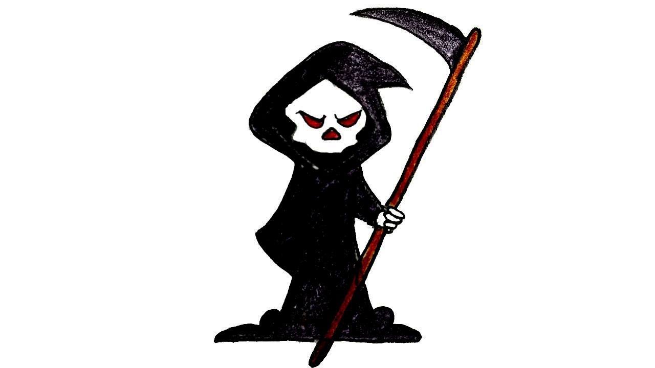 1280x720 How To Draw The Grim Reaper Step