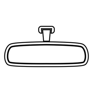 300x300 Rear View Mirror Royalty Free Vectors