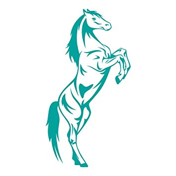 355x355 Azutura Rearing Horse Wall Sticker Kids Farm Animals Wall Decal