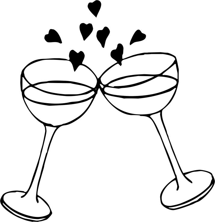 715x738 Collection Of Free Wedding Drawing Reception Download On Ui Ex