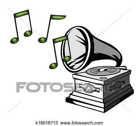 450x407 Collection Of 'phonograph Drawing' Download More Than Images