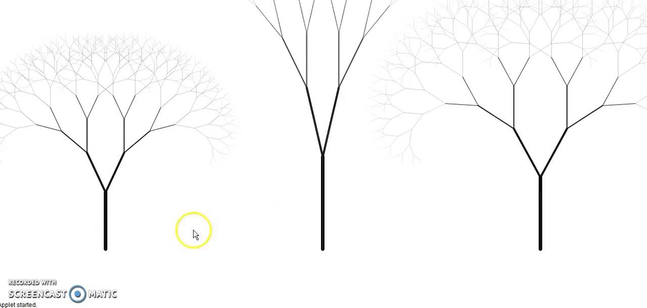 1280x610 Recursive Drawing Long Tree For Free Download