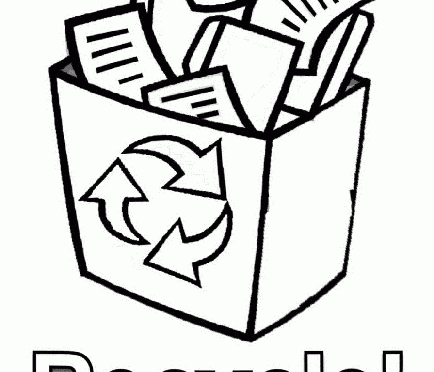 895x768 Outstanding Recycling Coloring Pages Colouring Printable Pdf Stock
