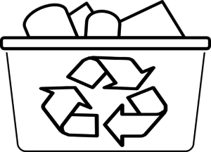 300x216 Recycle Bin Clipart