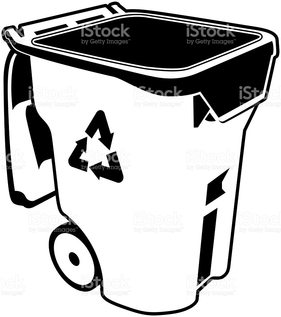 909x1024 Recycle Bin Clipart Black And White