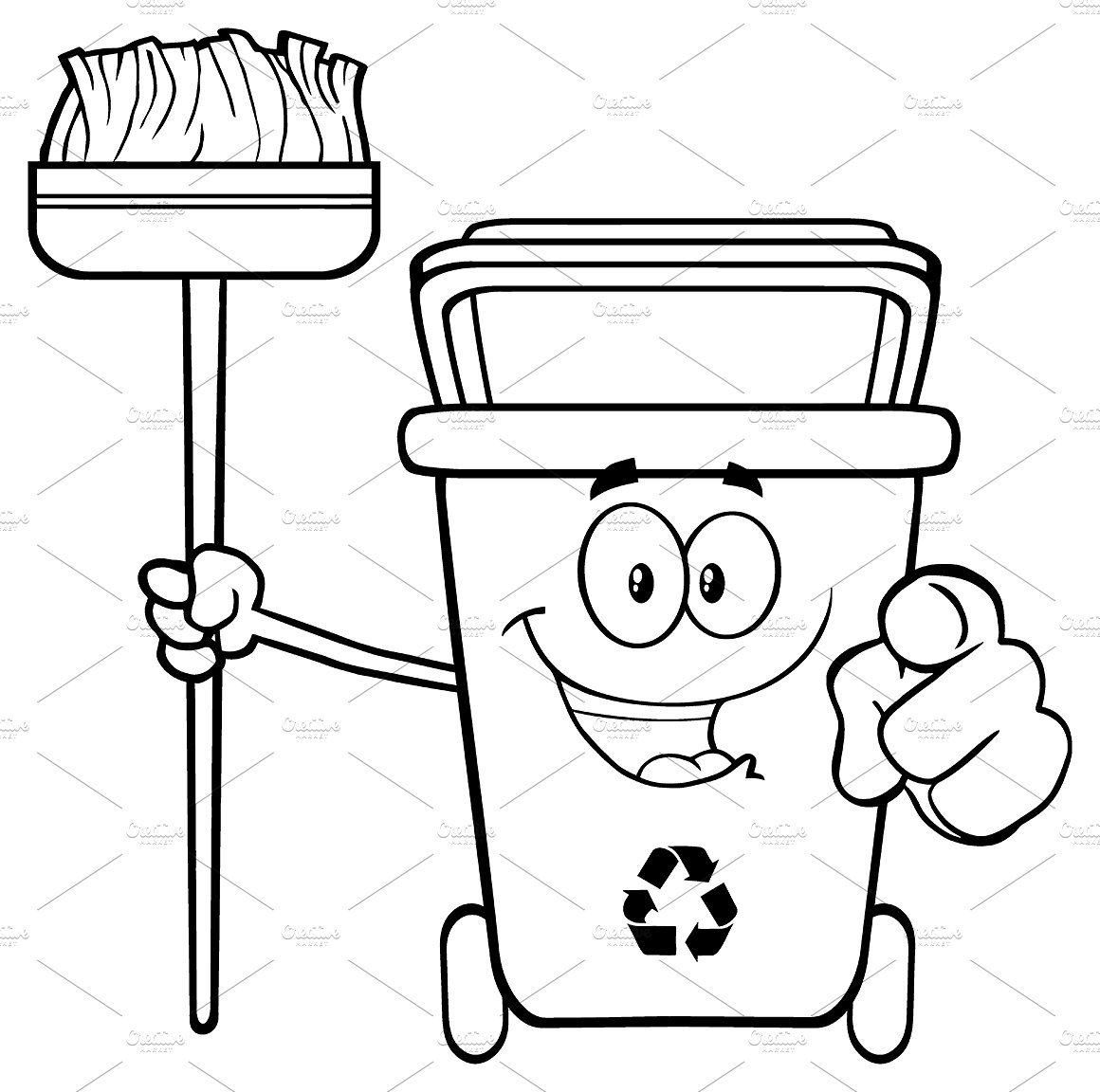 1160x1152 Recycle Bin Clipart Black And White Clipart Portal