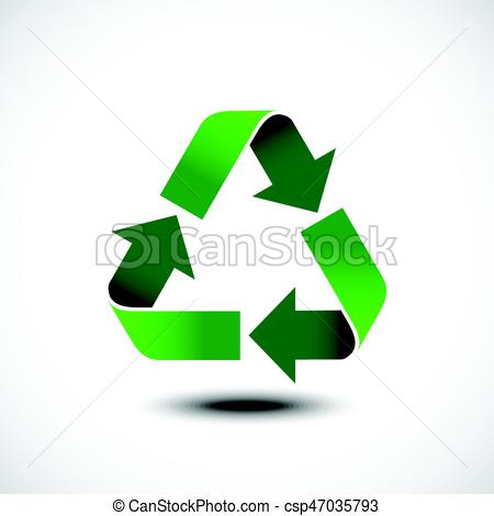 450x470 Recycle Icon Vector Illustration Vectors