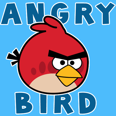 400x400 How To Draw Red Angry Bird From Angry Birds Games With Easy Steps