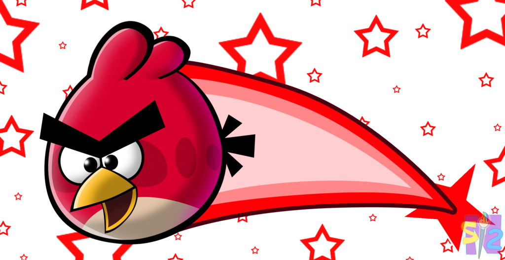 1024x527 How To Draw Red Angry Bird Step