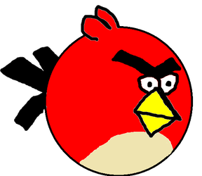288x250 Red From Angry Birds Second Drawing