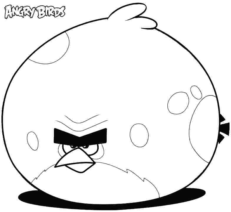 784x718 Angry Birds Coloring Pages Free Printable Outstanding For Your Red