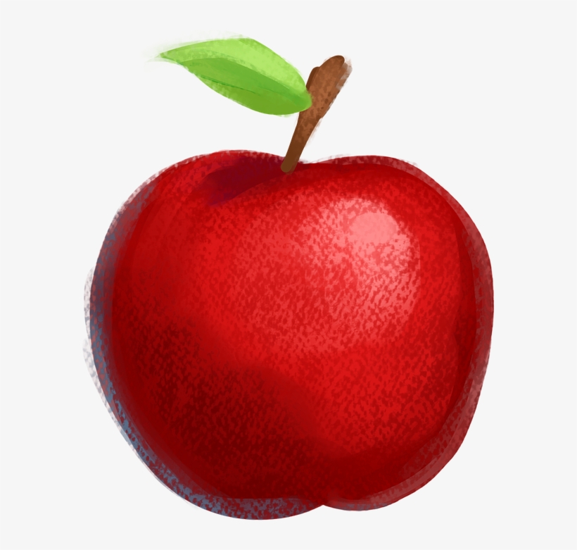 820x781 Drawn Apple Red Apple