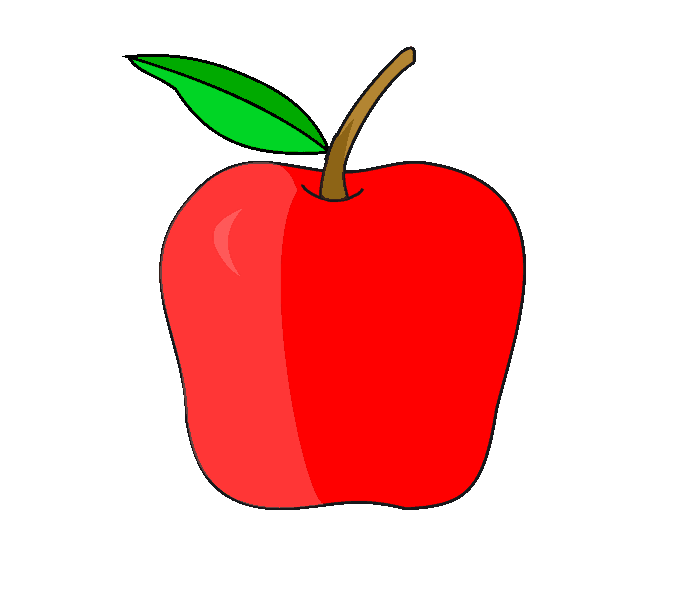 678x600 How To Draw An Apple In A Few Easy Steps Easy Drawing Guides