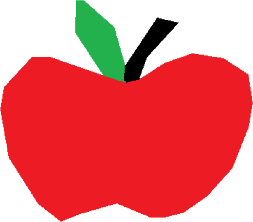 854x750 Apple Drawing Red Painting Cc0