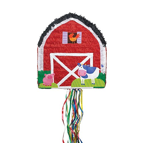 500x500 Red Barn Pinata Toys Games