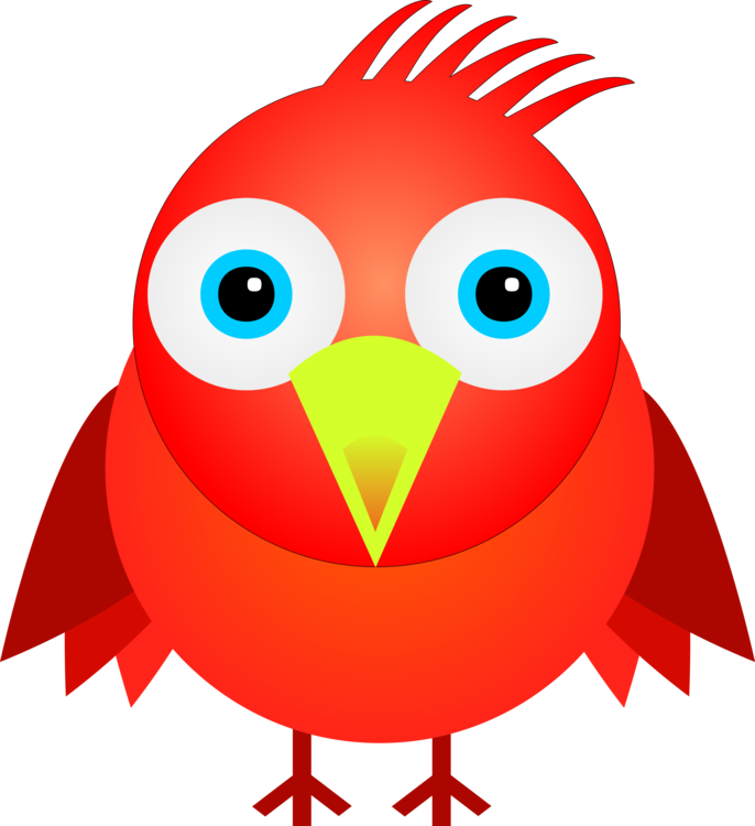 686x750 Bird Northern Cardinal Drawing Cartoon Cc0