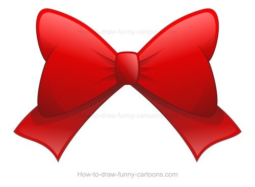 500x366 How To Draw A Bow Tattoos Bows, Drawings, Art Drawings