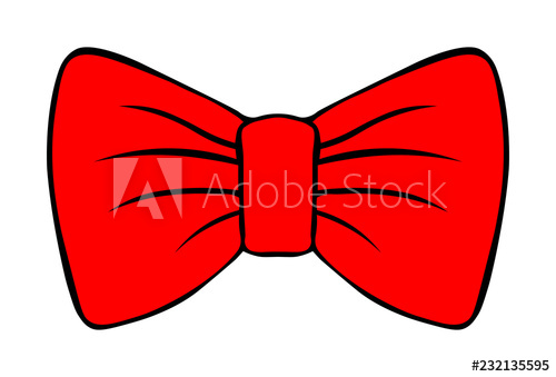 500x339 Children's Illustration Of Bow Costume Butterfly Red Vector