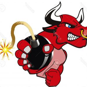 300x300 Photostock Vector Stylized Vector Drawing Of A Powerful Standing