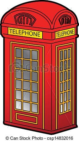 266x470 Drawing Of An English Phone Booth