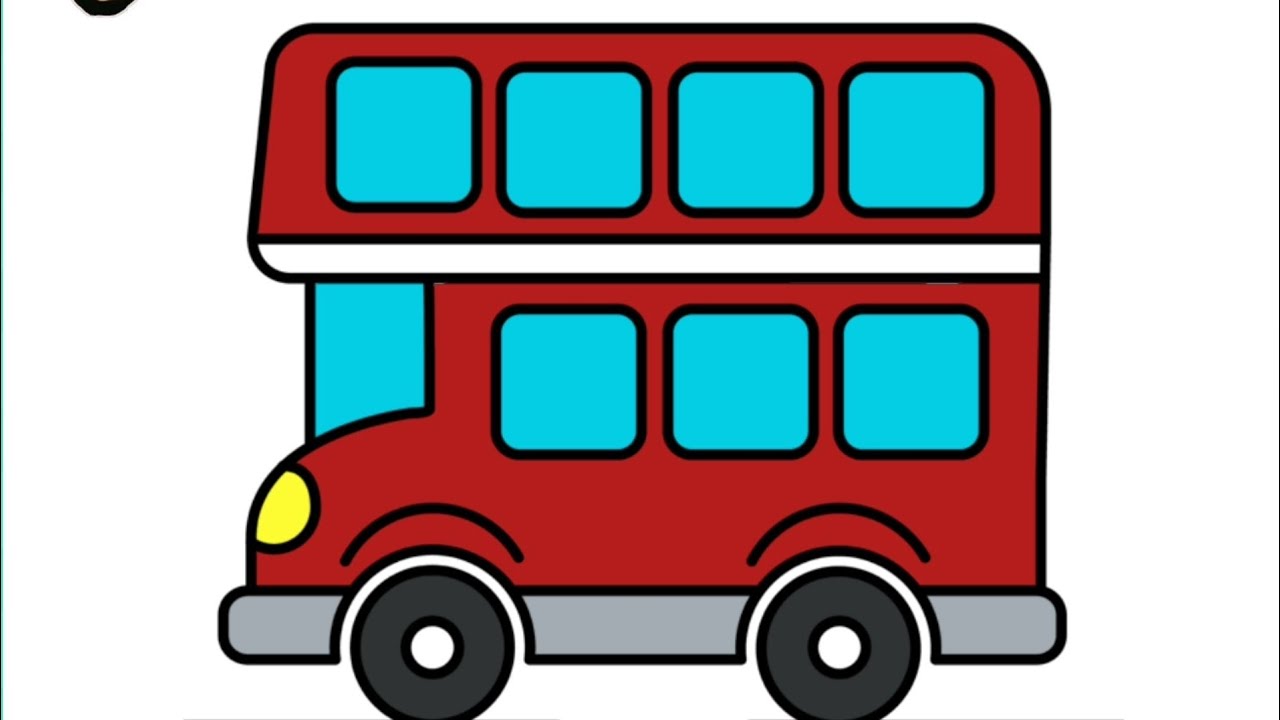 1280x720 How To Draw A London Bus Step