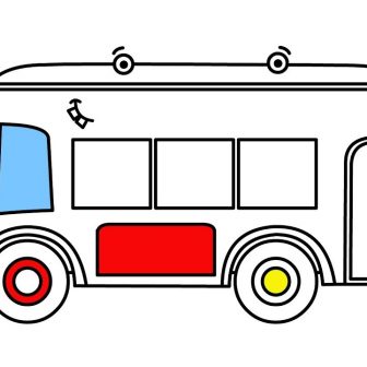 336x336 Bus Bay Drawing Tags Braid Drawing Broken Gla Cartoon Wolf Bu