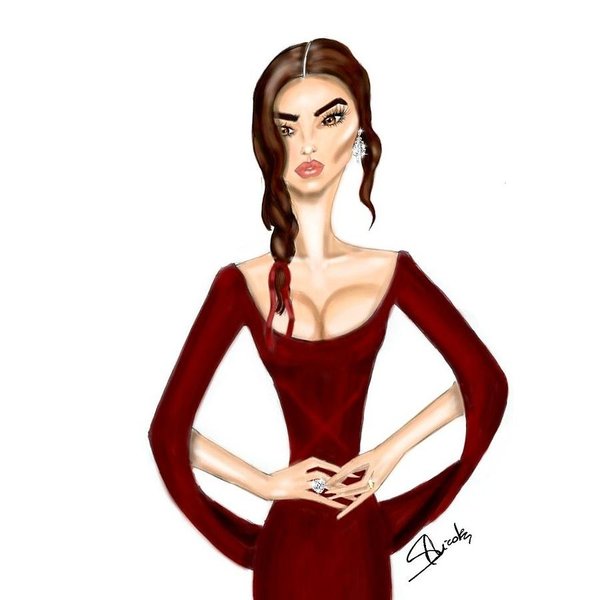 600x600 Red Carpet Drawings Fine Art America