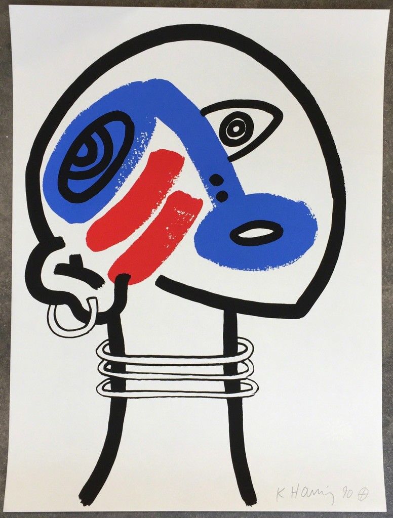 776x1024 Keith Haring The Story Of Red And Blue