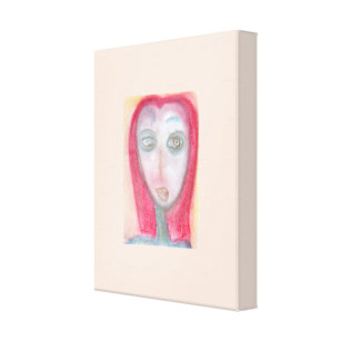 307x307 Chalk Drawing Canvas Art Prints Zazzle