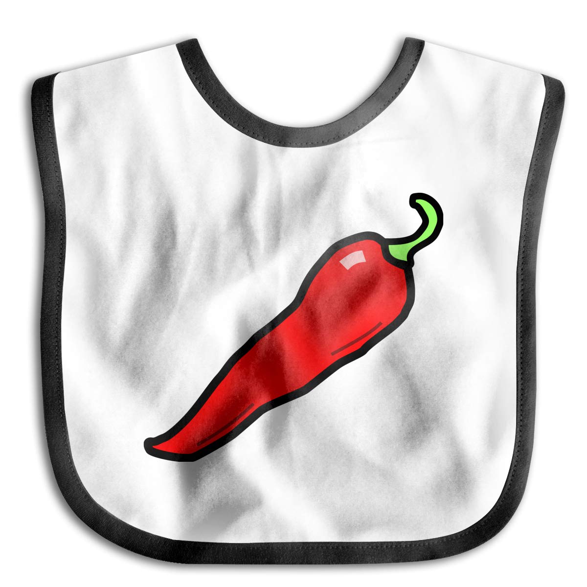 1200x1200 Ylmg Red Chili Drawing Imitation Silicone Bib Easily