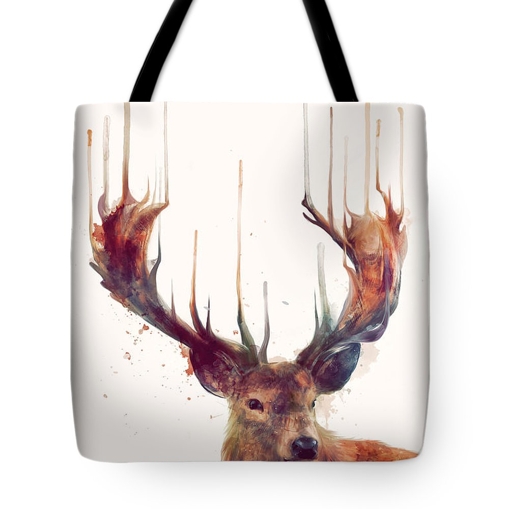 1000x1000 Deer Drawing Tote Bags Fine Art America