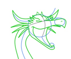 250x208 Dragon Drawing Cartoon Lesson