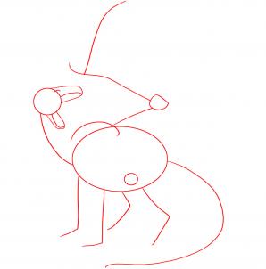 298x302 How To Draw A Red Dragon, Step