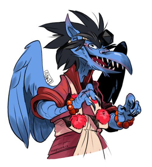 500x552 Tengu Just A Red Dragon Drawing, Lunch Doodle Of Gasatsu Fantasy