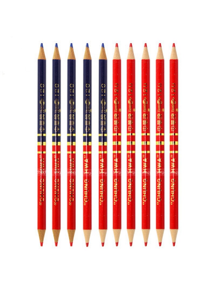 900x1200 Buy Pcs Blue Red Pencils Double Color Drawing Pencils Pen