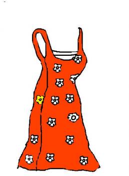 258x350 How To Draw A Summer Dress, Step