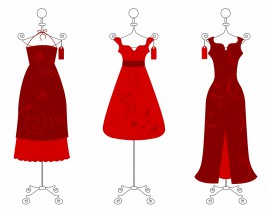 268x212 Realistic Drawing Of Little Red Dress Vectors Stock In Format