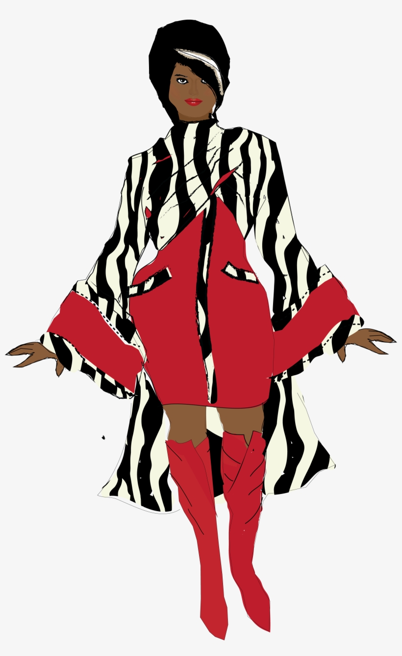820x1336 Vector Image Red Dresszebra Cape