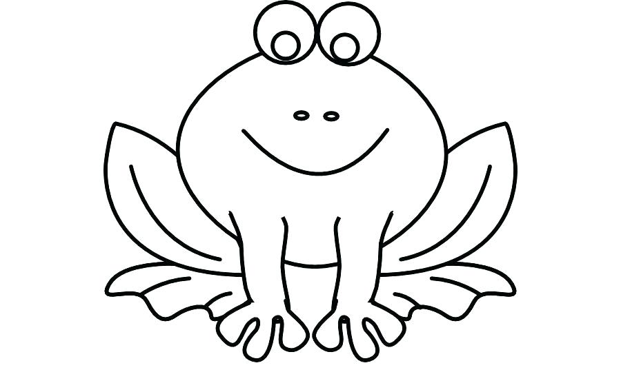 900x540 Outline Of A Frog Frog Outlines Tree Frog Outline Drawing