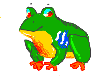 300x250 Cute Frog