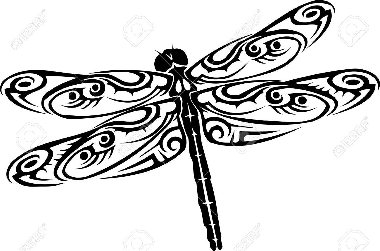 1300x861 Dragonfly Vector Clip Art