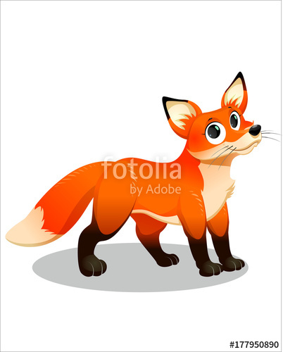 402x500 Little Red Fox With Big Eyes