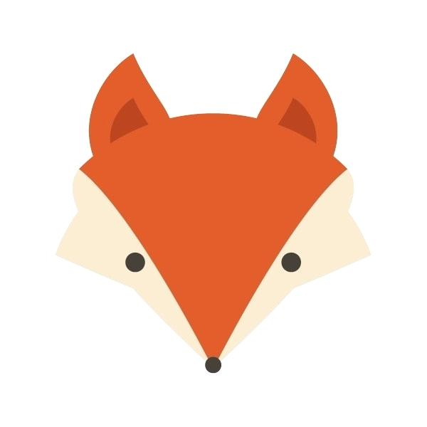 600x600 Easy Fox Drawing