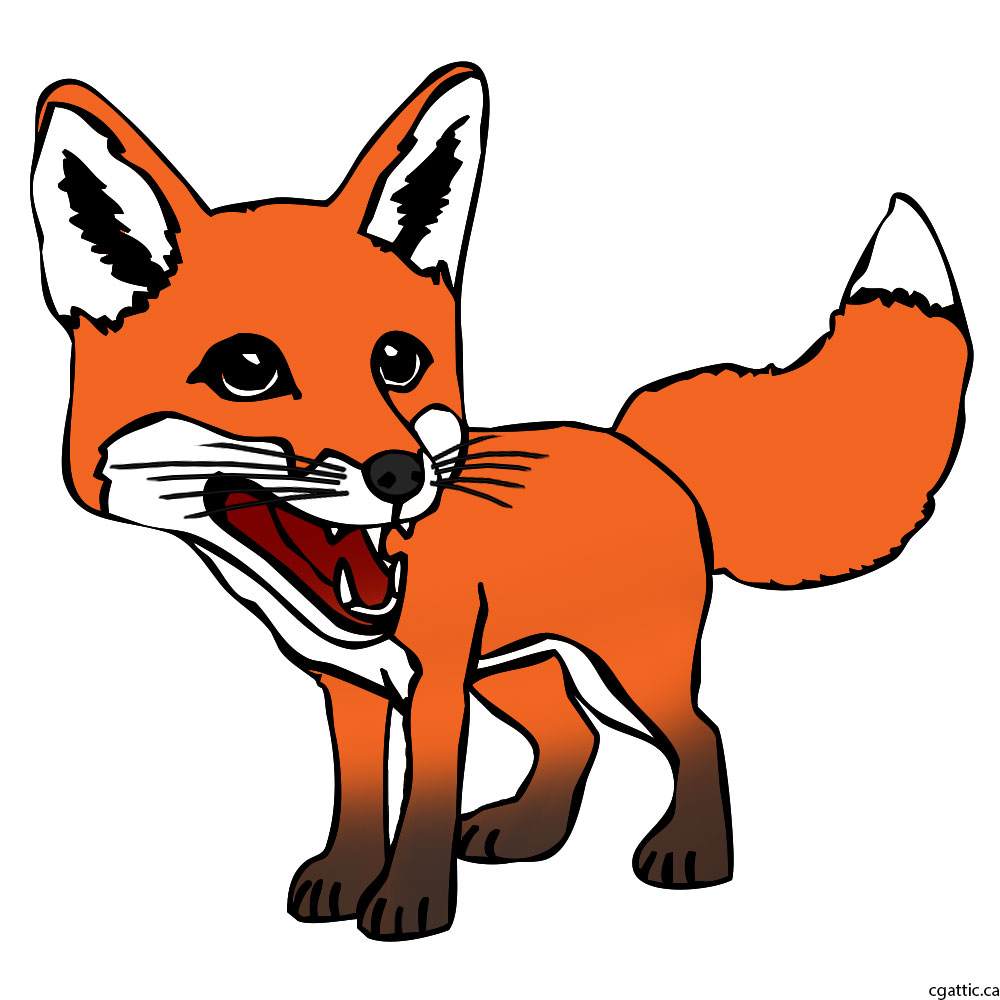1000x1000 Cartoon Fox Drawing In Steps With Photoshop