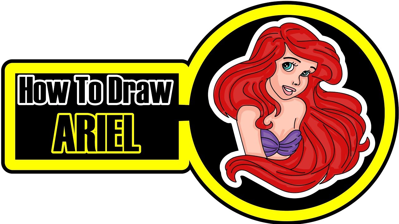 1280x720 How To Draw Ariel Full Body Easy Step
