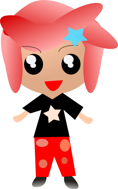 469x750 Red Hair Drawing Green Cc0